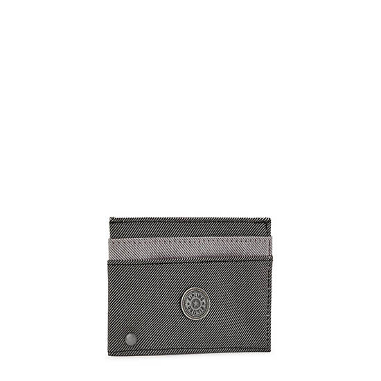 Plecaki Kipling Jonas Card Case Szare Czarne | PL 1072KO